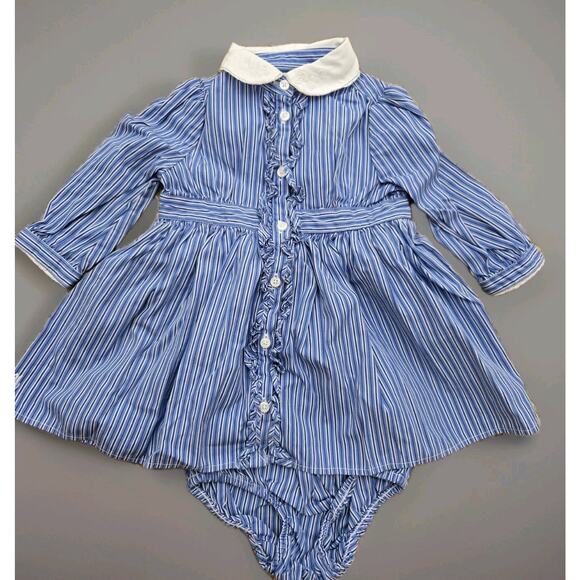 Polo Ralph‎ Lauren Baby Infant Girls Size 6mos Dress - Picture 1 of 7